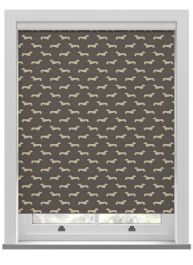 Emily Bond Peggy Smoke Roller Blind