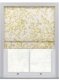 Laura Ashley Picardie Gold Roman Blind