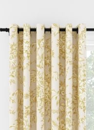 Laura Ashley Picardie Gold Eyelet Curtain