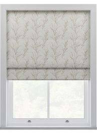 Laura Ashley Pussy Willow Embroidery Blush Roman Blind