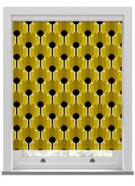 Orla Kiely Florida Yellow Roller Blind