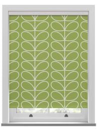 Orla Kiely Jumbo Linear Stem Chalky Green Roller Blind
