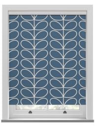 Orla Kiely Jumbo Linear Stem Marine Roller Blind