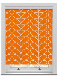 Orla Kiely Jumbo Linear Stem Persimmon Roller Blind