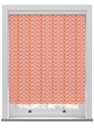 Orla Kiely Linear Stem Pink and Tomato Roller Blind