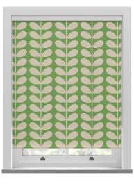 Orla Kiely Solid Stem Green Roller Blind