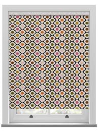 Orla Kiely Spot Flower Ditsy Red Multi Roller Blind