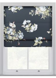Laura Ashley Rosemore Midnight Roman Blind