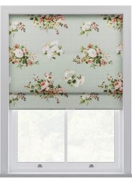Laura Ashley Rosemore Sage Roman Blind