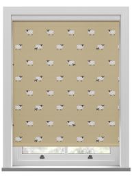 Sophie Allport Sheep  Ochre Roller Blind