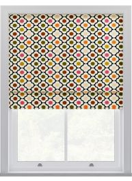 Orla Kiely Spot Flower Ditsy Red Multi Roman Blinds