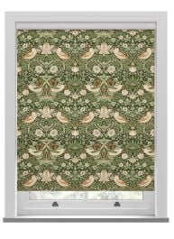 William Morris At Home Strawberry Thief Nettle Roller Blind