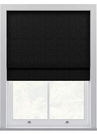 Laura Ashley Swanson Charcoal Roman Blind