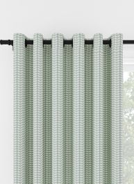 Orla Kiely Tiny Stem Duckegg Eyelet Curtain