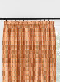 Orla Kiely Tiny Stem Tomato Pencil Pleat Curtain