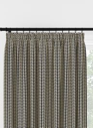 Orla Kiely Tiny Stem Whale Pencil Pleat Curtain