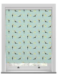 Sara Miller Toucans Aqua Roller Blind