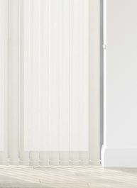 Mood Voile Cotton White Vertical Blinds