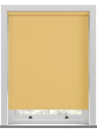 Bella Blackout Mellow Yellow Twist Roller Blind
