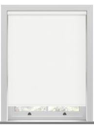 Bella Blackout Paper White Twist Roller Blind