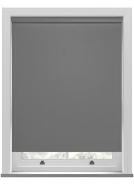 Unilux PVC Blackout Anthracite Twist Roller Blind