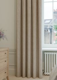 Biscuit Heritage Weave Curtain