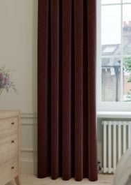 Cranberry Chenille Curtain 