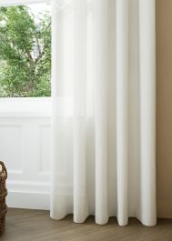 Ivory Relaxed Weave Sheer Curtain