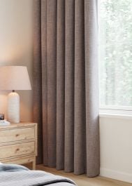 Mink Heritage Weave Curtain