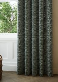 Ocean ModGeo Jacquard Curtain