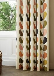 Orla Kiely Multi Stem Auburn & Orange Curtain