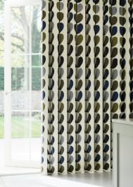 Orla Kiely Multi Stem Moss Curtain
