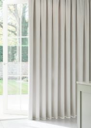 Pearl White Soft Weave Curtain