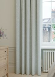 Powder Blue Diamond Chevron Curtain