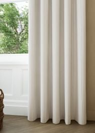 Putty Grey Stripe Curtain
