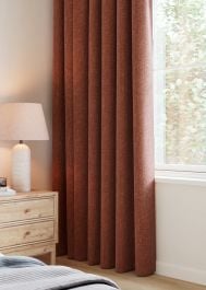 Rust Chenille Curtain