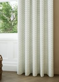 Sage Mosaic Stripe Curtain