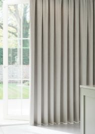 Soft Beige Jacquard Spot Curtain