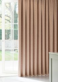 Terracotta Artisan Herringbone Curtain