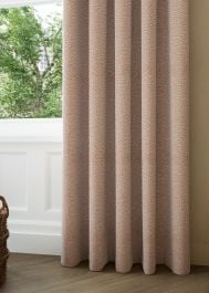 Warm Ginger Jacquard Spot Curtain