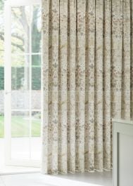 William Morris At Home Strawberry Thief Ochre Curtain