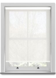 Voile Pure White Twist Roller Blind