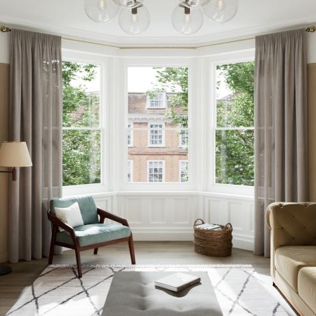 Dune Jute Weave Sheer Curtain