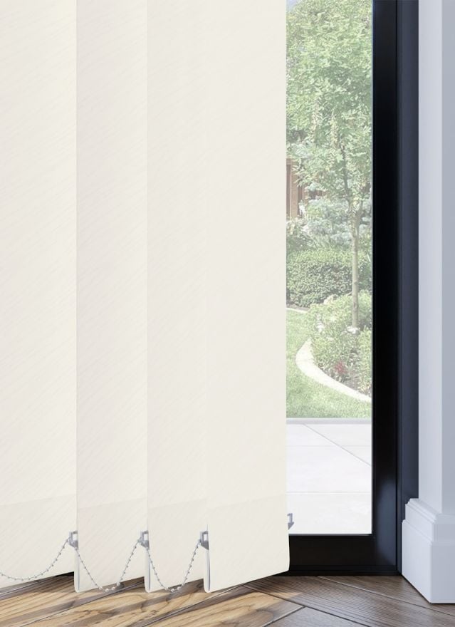 Vertical top blind slats
