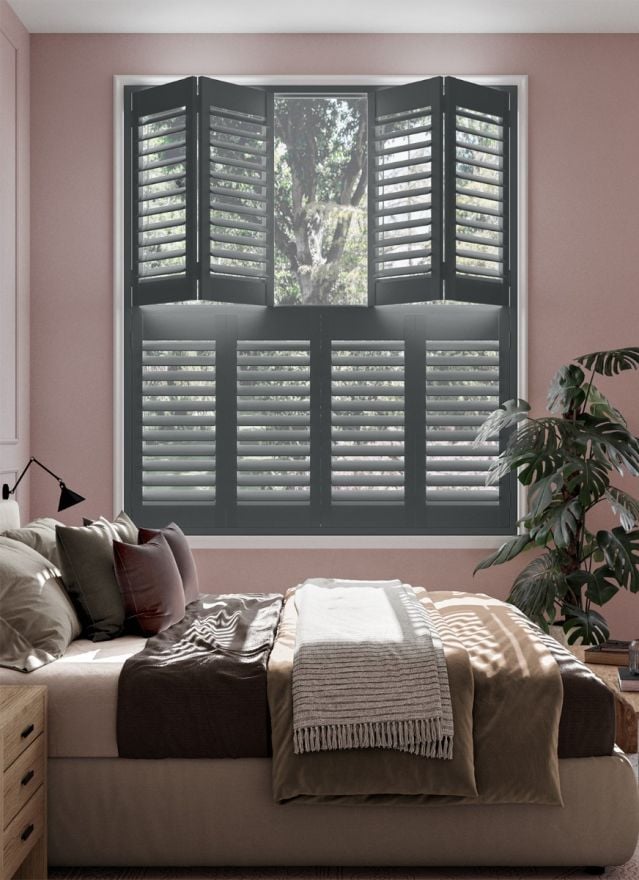 Traffic Grey Tier on Tier Shutter