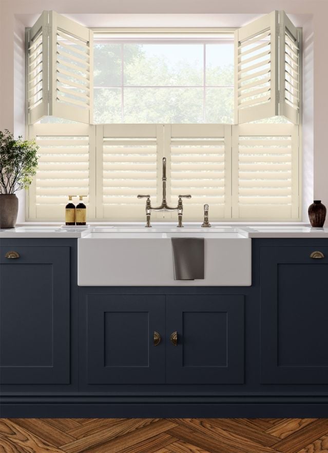 Cream Tier on Tier Shutter