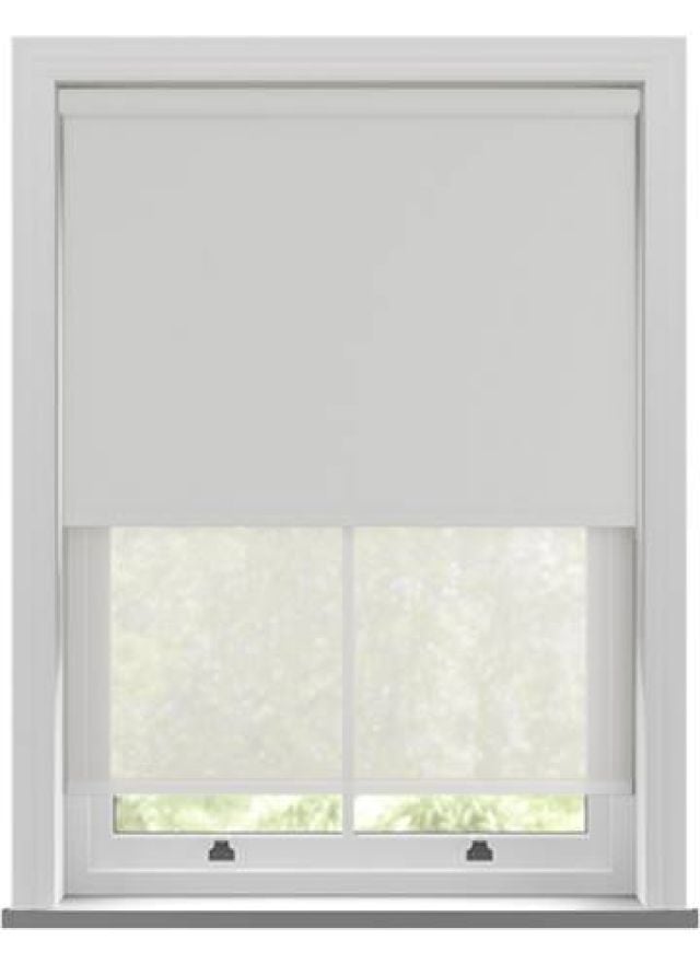 Como Bare and Nico Pure Double roller Blind