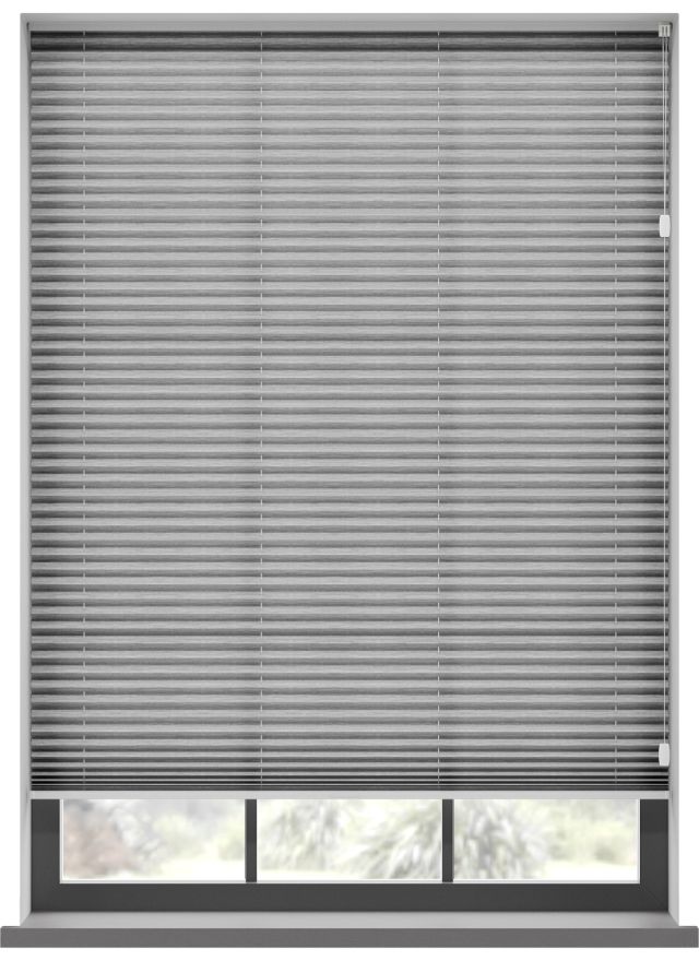 Cecily Slate Pleated Blind