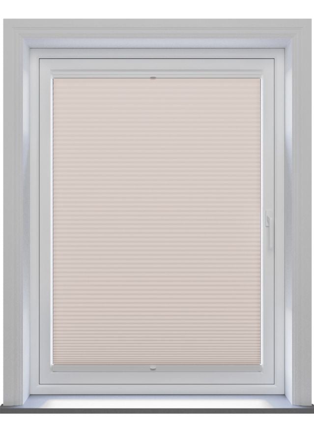 Pleated Beige Stick Fit