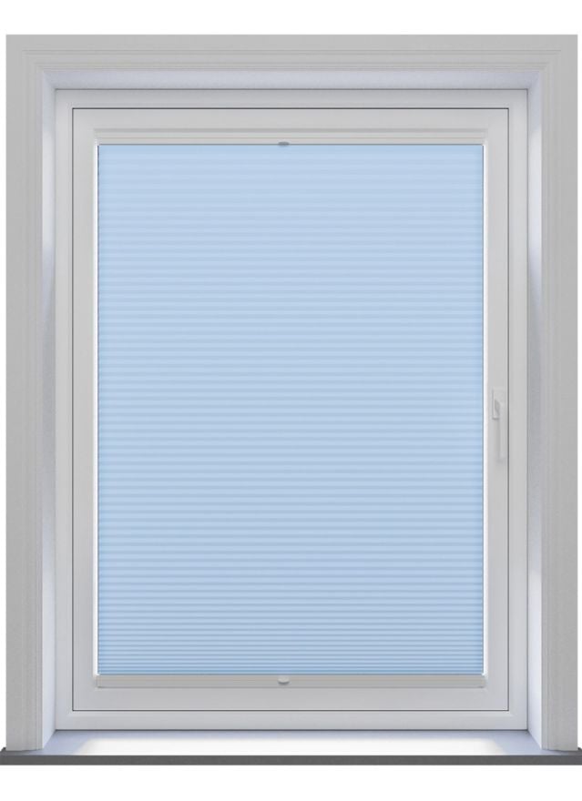 Pleated Sky Blue Clic Fit